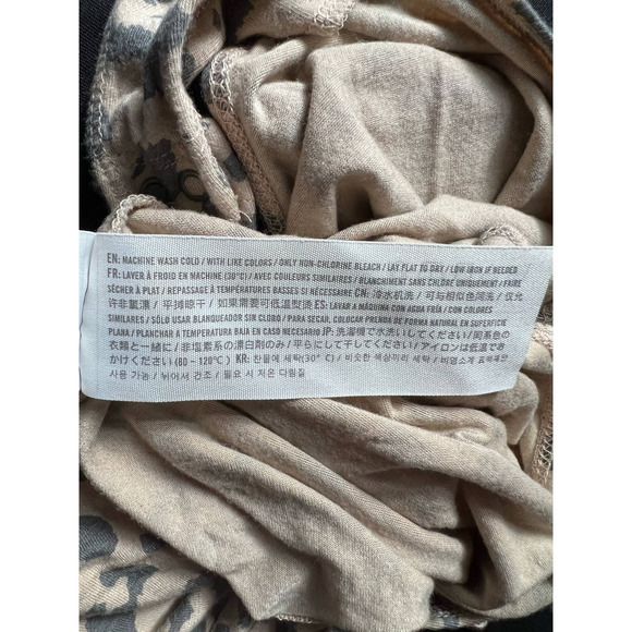 Abercrombie & Fitch Women's Leopard Print One Piece Bodysuit Cream Black Size XS - Picture 12 of 12